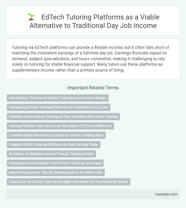 EdTech Tutoring Platforms as a Viable Alternative to Traditional Day Job Income