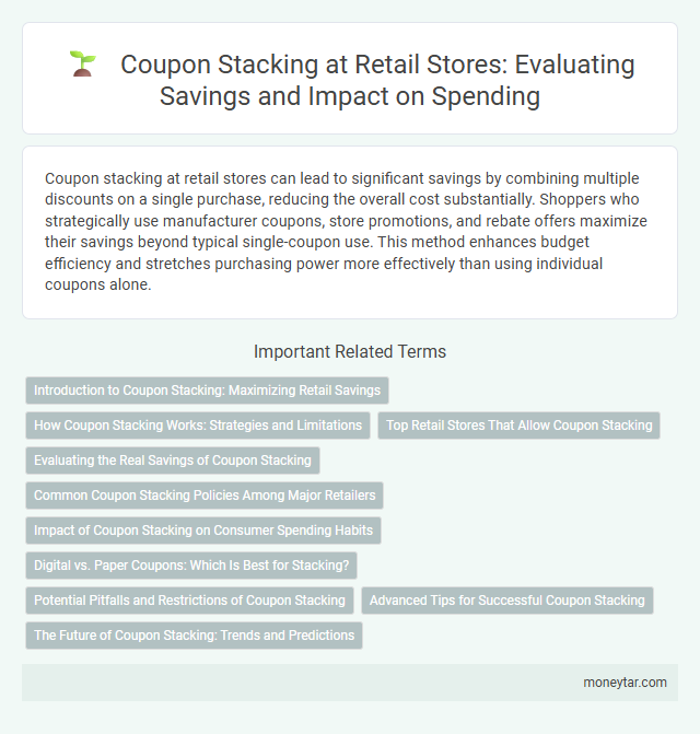 Coupon Stacking at Retail Stores: Evaluating Savings and Impact on Spending