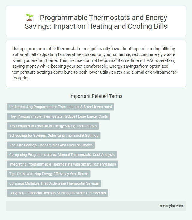Programmable Thermostats and Energy Savings: Impact on Heating and Cooling Bills