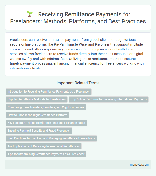Receiving Remittance Payments for Freelancers: Methods, Platforms, and Best Practices