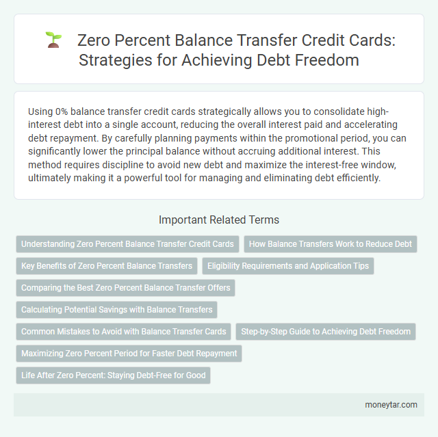 Zero Percent Balance Transfer Credit Cards: Strategies for Achieving Debt Freedom