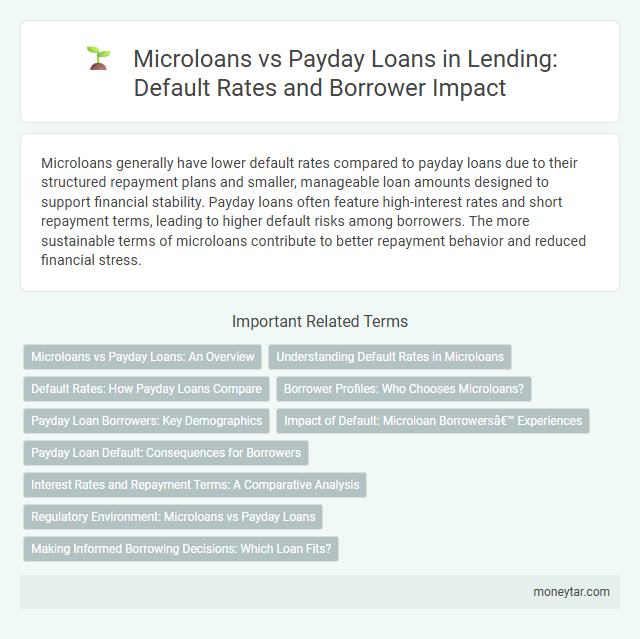 Microloans vs Payday Loans in Lending: Default Rates and Borrower Impact