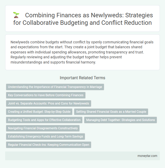 Combining Finances as Newlyweds: Strategies for Collaborative Budgeting and Conflict Reduction