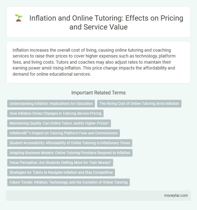 Inflation and Online Tutoring: Effects on Pricing and Service Value