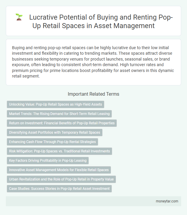 Lucrative Potential of Buying and Renting Pop-Up Retail Spaces in Asset Management
