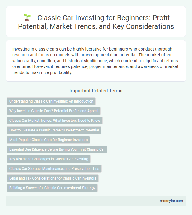 Classic Car Investing for Beginners: Profit Potential, Market Trends, and Key Considerations