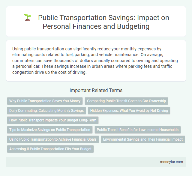 Public Transportation Savings: Impact on Personal Finances and Budgeting