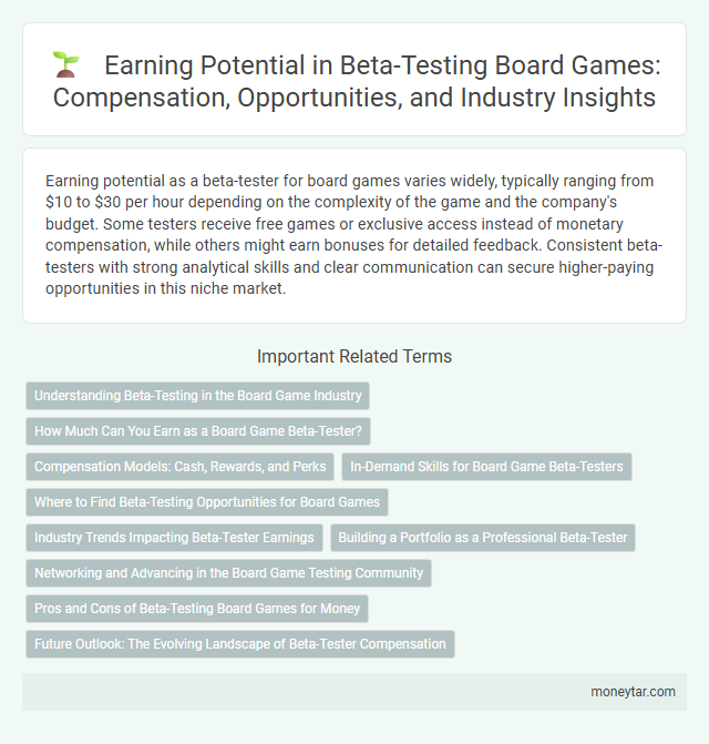 Earning Potential in Beta-Testing Board Games: Compensation, Opportunities, and Industry Insights