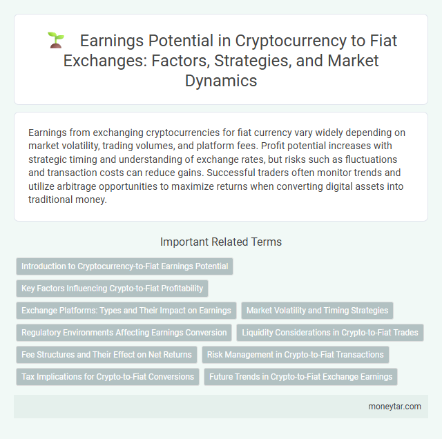 Earnings Potential in Cryptocurrency to Fiat Exchanges: Factors, Strategies, and Market Dynamics