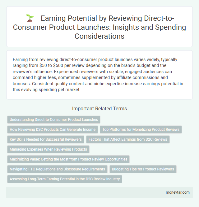 Earning Potential by Reviewing Direct-to-Consumer Product Launches: Insights and Spending Considerations