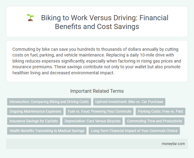 Biking to Work Versus Driving: Financial Benefits and Cost Savings