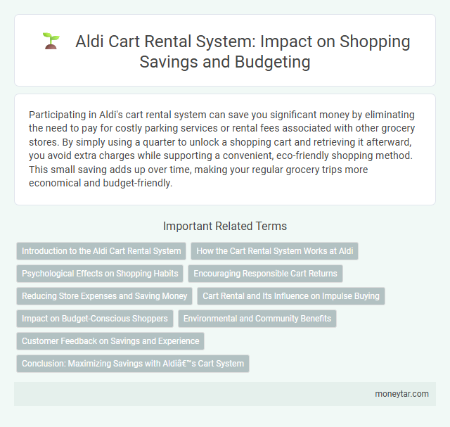 Aldi Cart Rental System: Impact on Shopping Savings and Budgeting