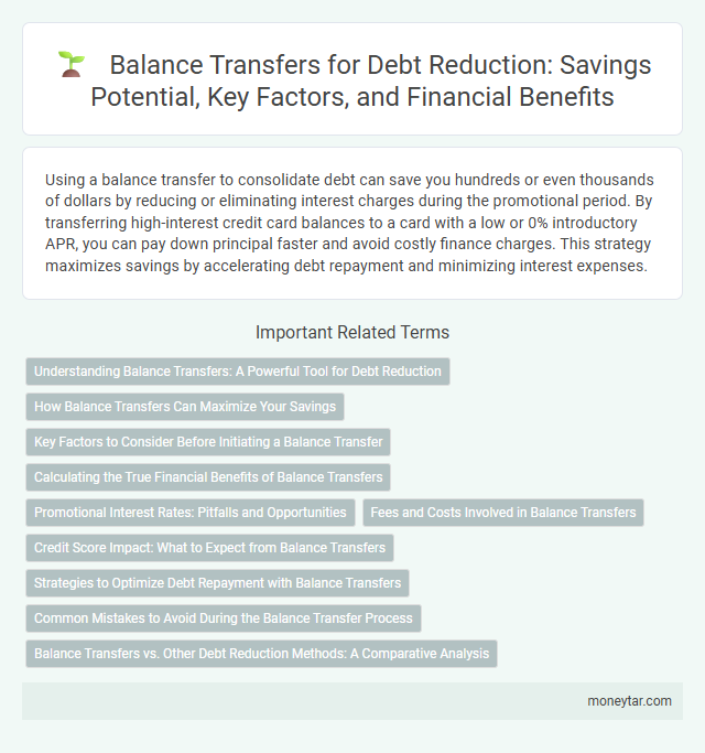 Balance Transfers for Debt Reduction: Savings Potential, Key Factors, and Financial Benefits