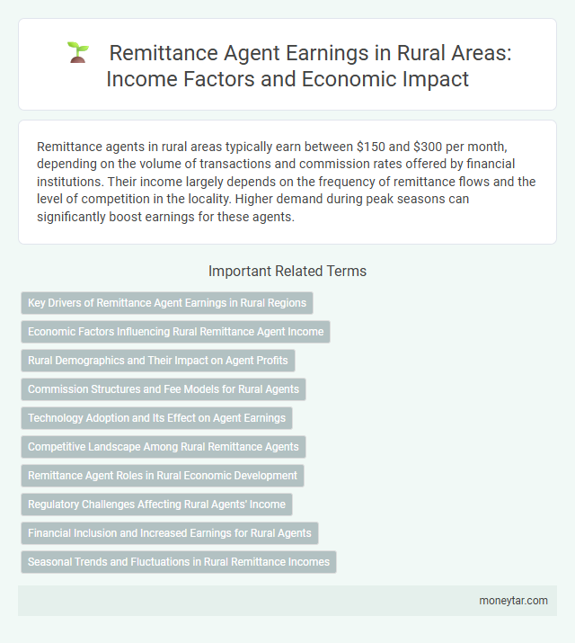 Remittance Agent Earnings in Rural Areas: Income Factors and Economic Impact