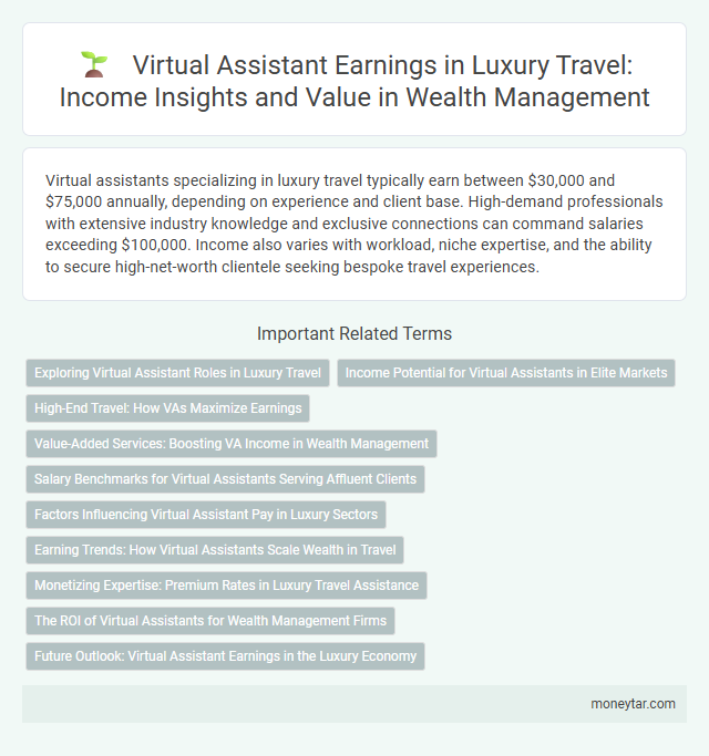 Virtual Assistant Earnings in Luxury Travel: Income Insights and Value in Wealth Management