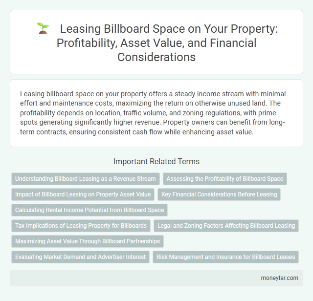 Leasing Billboard Space on Your Property: Profitability, Asset Value, and Financial Considerations