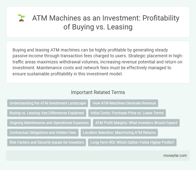 ATM Machines as an Investment: Profitability of Buying vs. Leasing