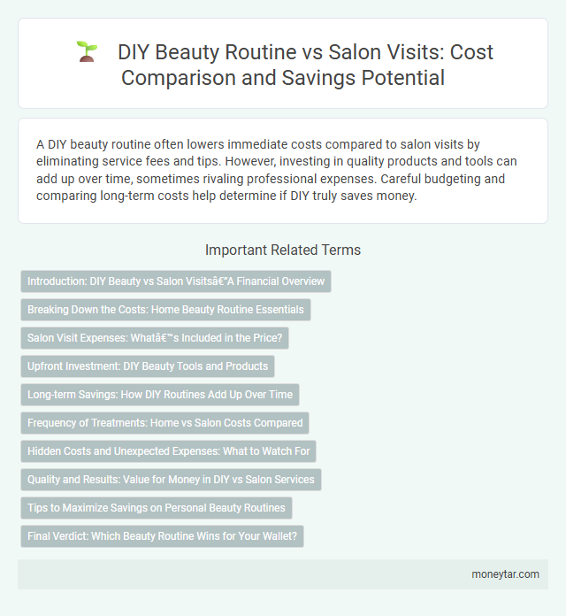 DIY Beauty Routine vs Salon Visits: Cost Comparison and Savings Potential