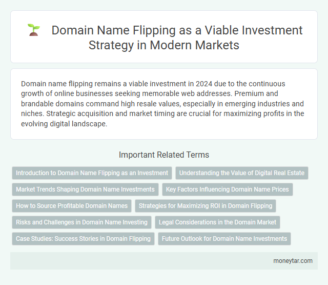 Domain Name Flipping as a Viable Investment Strategy in Modern Markets