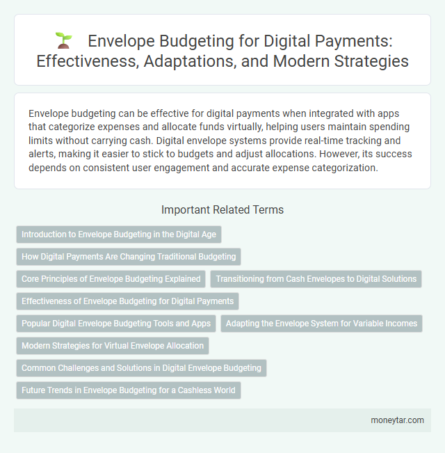 Envelope Budgeting for Digital Payments: Effectiveness, Adaptations, and Modern Strategies