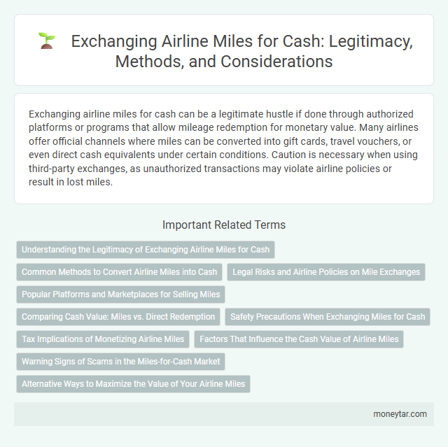 Exchanging Airline Miles for Cash: Legitimacy, Methods, and Considerations