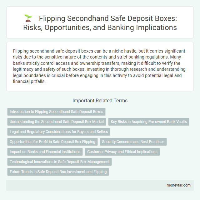 Flipping Secondhand Safe Deposit Boxes: Risks, Opportunities, and Banking Implications