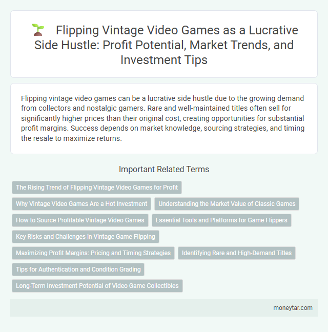 Flipping Vintage Video Games as a Lucrative Side Hustle: Profit Potential, Market Trends, and Investment Tips