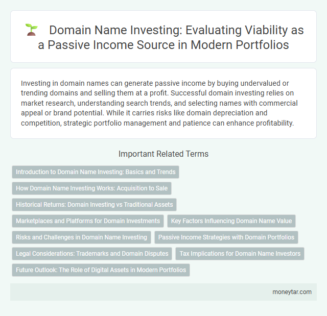 Domain Name Investing: Evaluating Viability as a Passive Income Source in Modern Portfolios