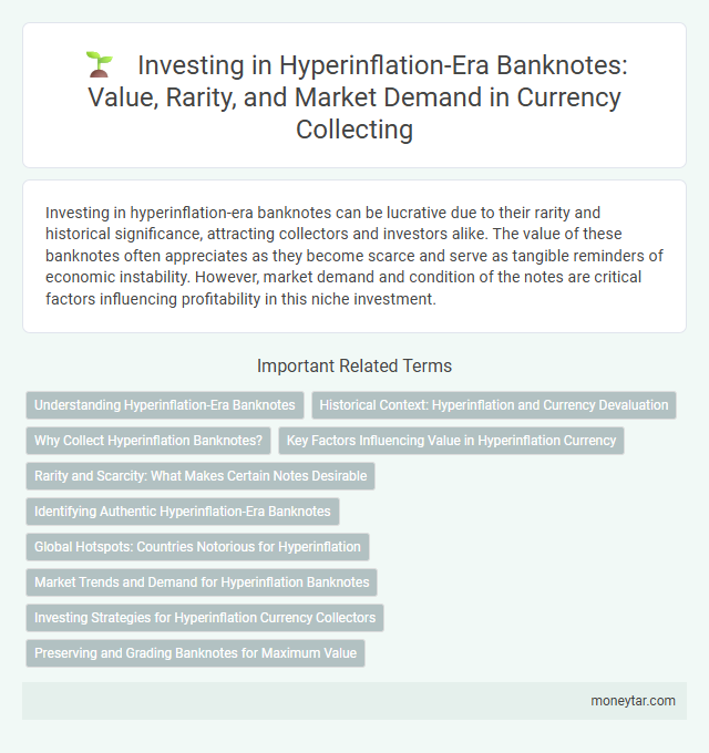 Investing in Hyperinflation-Era Banknotes: Value, Rarity, and Market Demand in Currency Collecting