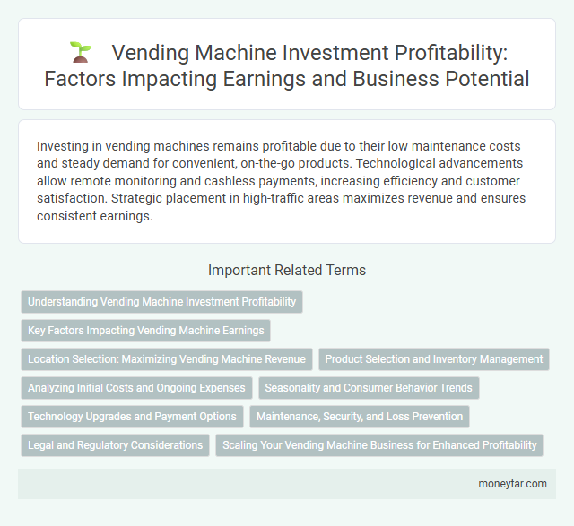 Vending Machine Investment Profitability: Factors Impacting Earnings and Business Potential
