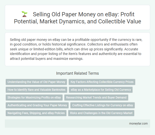 Selling Old Paper Money on eBay: Profit Potential, Market Dynamics, and Collectible Value