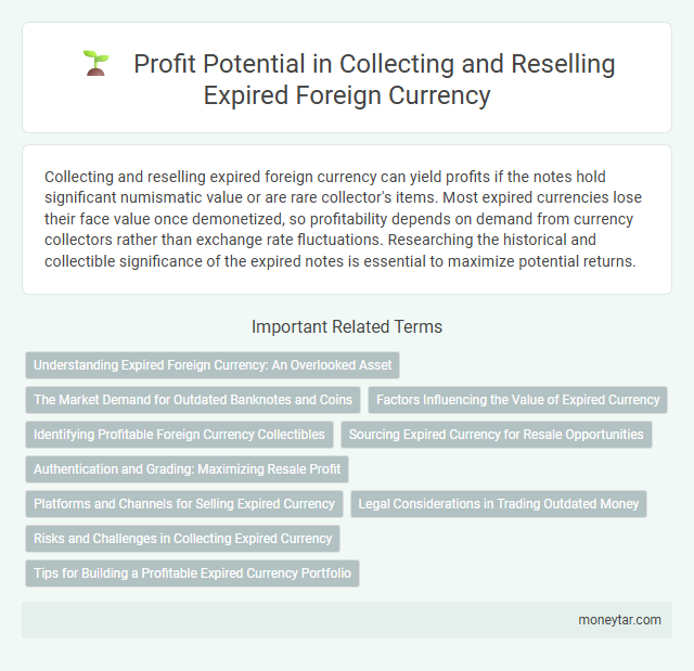 Profit Potential in Collecting and Reselling Expired Foreign Currency