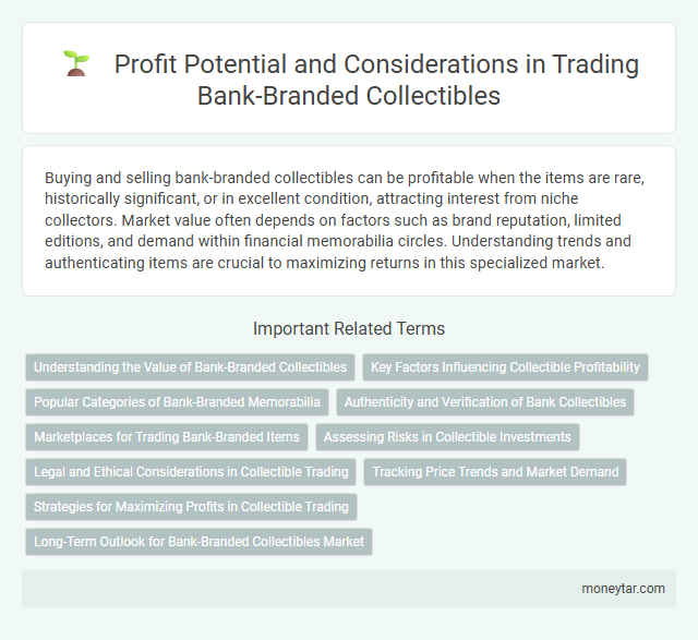 Profit Potential and Considerations in Trading Bank-Branded Collectibles