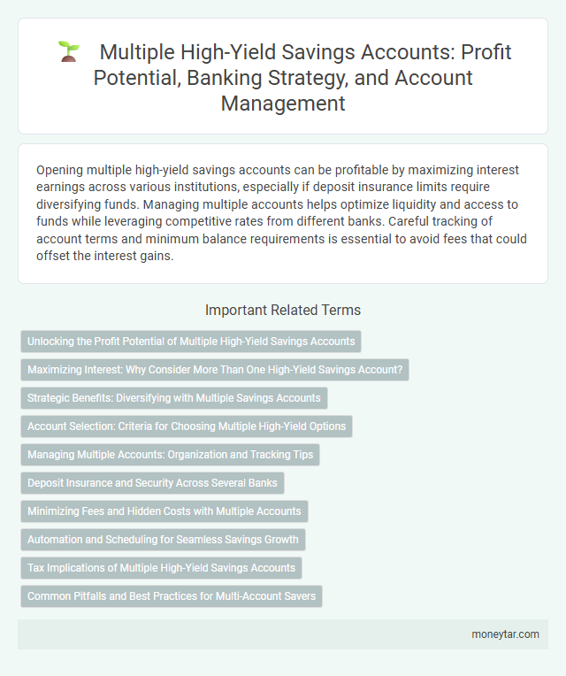 Multiple High-Yield Savings Accounts: Profit Potential, Banking Strategy, and Account Management