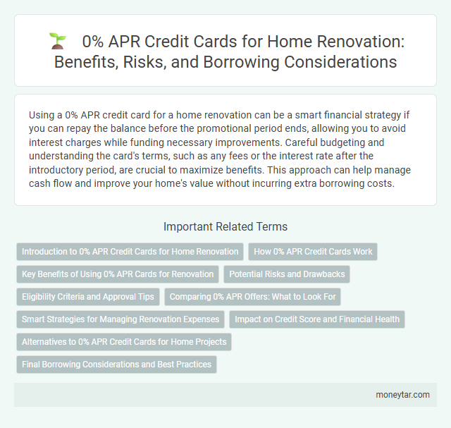 0% APR Credit Cards for Home Renovation: Benefits, Risks, and Borrowing Considerations