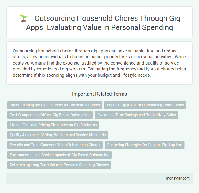 Outsourcing Household Chores Through Gig Apps: Evaluating Value in Personal Spending