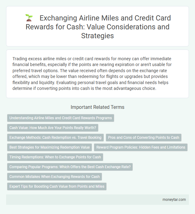 Exchanging Airline Miles and Credit Card Rewards for Cash: Value Considerations and Strategies