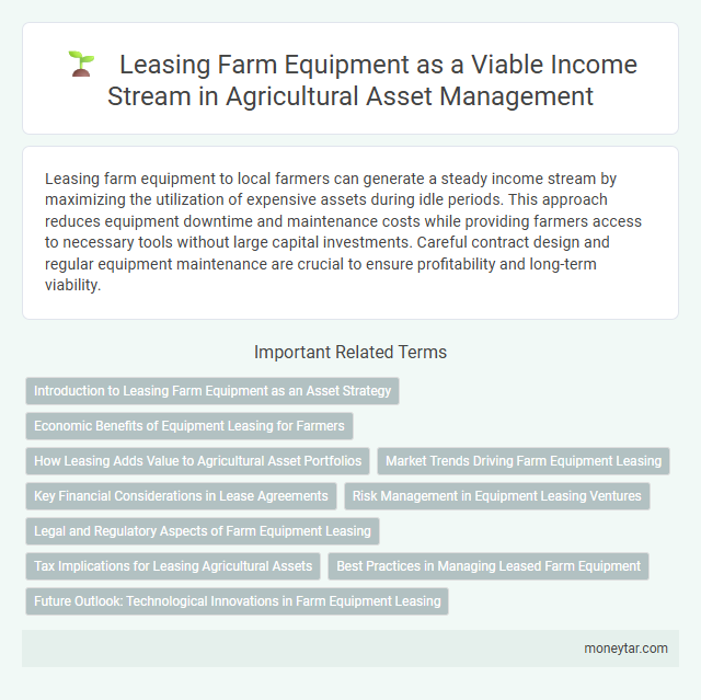 Leasing Farm Equipment as a Viable Income Stream in Agricultural Asset Management