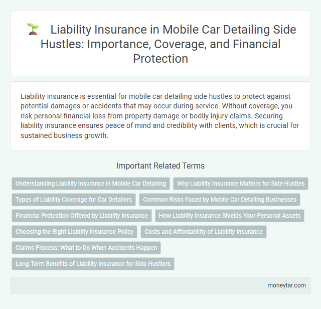 Liability Insurance in Mobile Car Detailing Side Hustles: Importance, Coverage, and Financial Protection