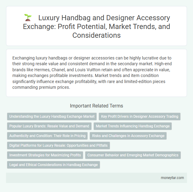 Luxury Handbag and Designer Accessory Exchange: Profit Potential, Market Trends, and Considerations