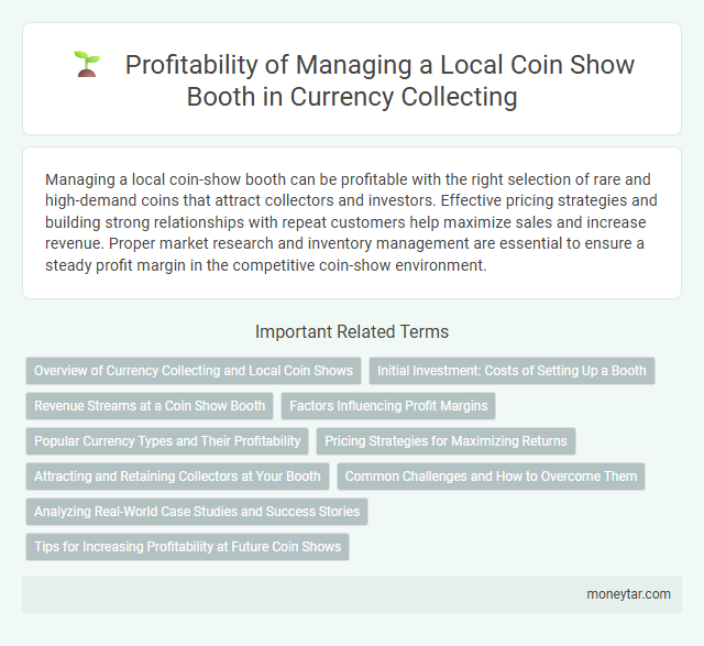 Profitability of Managing a Local Coin Show Booth in Currency Collecting