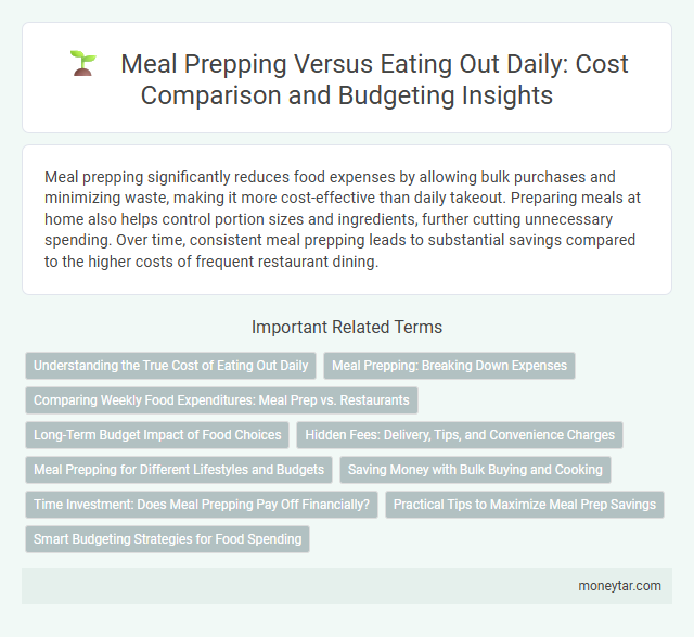 Meal Prepping Versus Eating Out Daily: Cost Comparison and Budgeting Insights