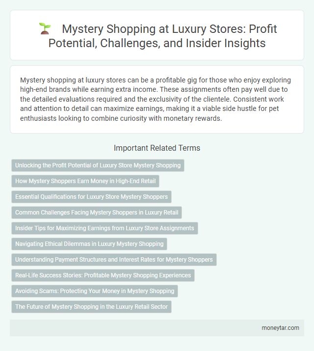 Mystery Shopping at Luxury Stores: Profit Potential, Challenges, and Insider Insights