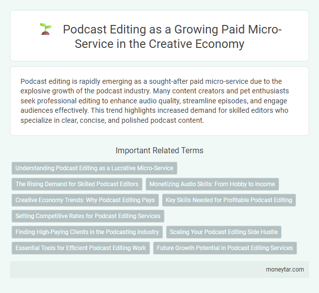 Podcast Editing as a Growing Paid Micro-Service in the Creative Economy