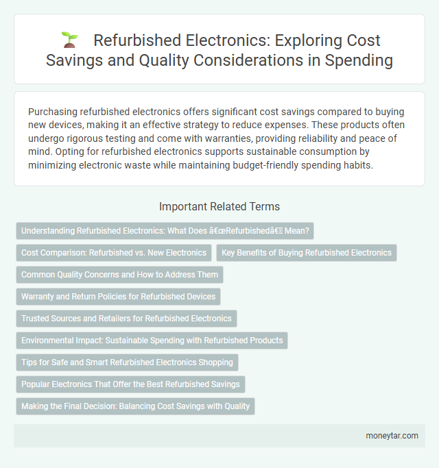 Refurbished Electronics: Exploring Cost Savings and Quality Considerations in Spending