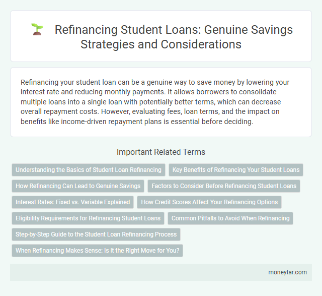 Refinancing Student Loans: Genuine Savings Strategies and Considerations