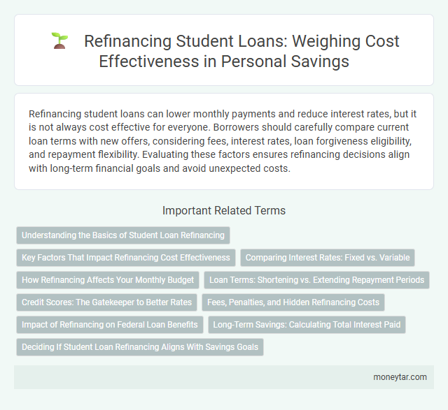 Refinancing Student Loans: Weighing Cost Effectiveness in Personal Savings