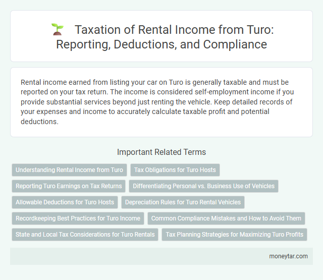 Taxation of Rental Income from Turo: Reporting, Deductions, and Compliance