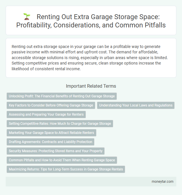 Renting Out Extra Garage Storage Space: Profitability, Considerations, and Common Pitfalls