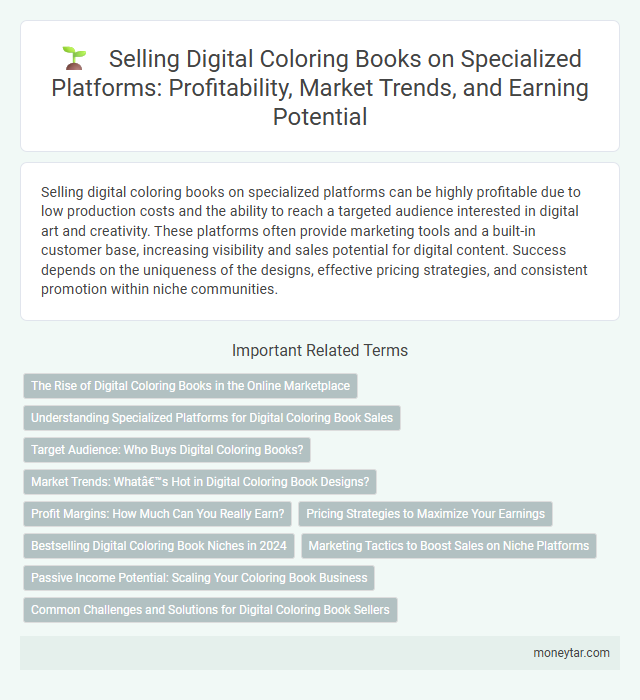 Selling Digital Coloring Books on Specialized Platforms: Profitability, Market Trends, and Earning Potential